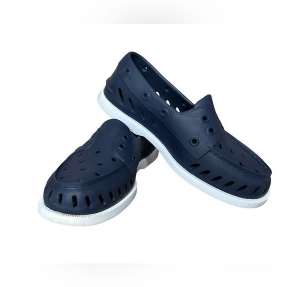Sperry Top-Sider Molded Blue Navy Float Boat Water Shoes Slip Ons Unisex M5 W7